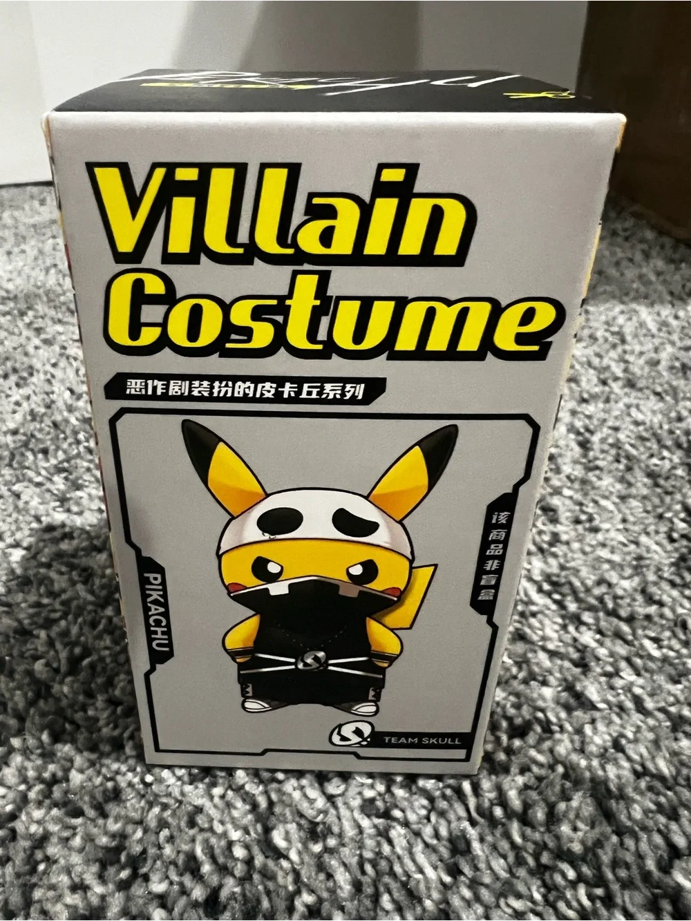 ⚡ Pokémon Pikachu Villain Costume – Team Skull Figure | Sealed Box